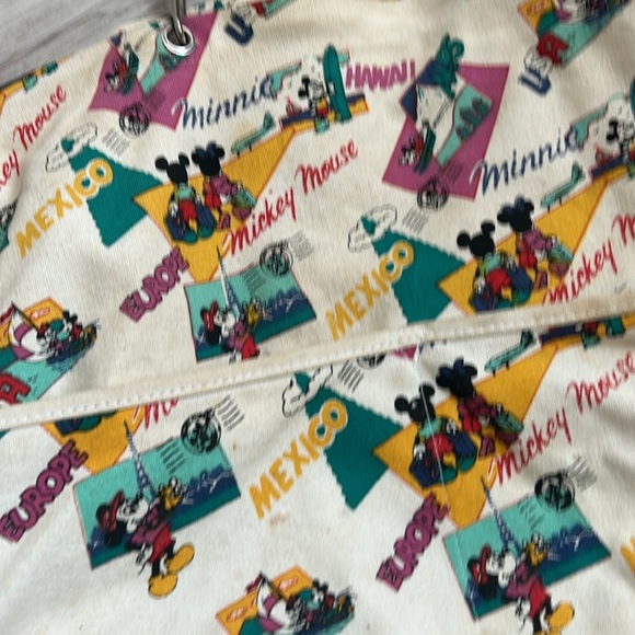 Disney Mickey Minnie Canvas Travel Shopper Tote -- Hawaii, Europe, Mexico - Picture 8 of 8